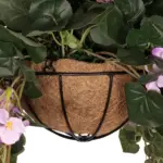 GloboStar® Artificial Garden BEGONIA HANGING PLANT 20639 Τεχνητό Κρεμαστό Διακοσμητικό Φυτό Βιγόνια Π75 x Μ75 x Y80cm - Image 6