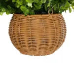 GloboStar® Artificial Garden EUCALYPTUS HANGING PLANT 20640 Τεχνητό Κρεμαστό Διακοσμητικό Φυτό Φτέρης Π45 x Μ45 x Y30cm - Image 6