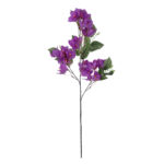 GloboStar® Artificial Garden BOUGAUVILLEA BRANCH 20646 Τεχνητό Διακοσμητικό Κλαδί Μπουκανβίλιας Μωβ Y80cm - Image 2