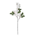 GloboStar® Artificial Garden BOUGAUVILLEA BRANCH 20648 Τεχνητό Διακοσμητικό Κλαδί Μπουκανβίλιας Λευκή Y80cm - Image 2