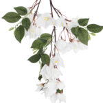 GloboStar® Artificial Garden BOUGAUVILLEA BRANCH 20648 Τεχνητό Διακοσμητικό Κλαδί Μπουκανβίλιας Λευκή Y80cm - Image 3