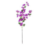 GloboStar® Artificial Garden BOUGAUVILLEA BRANCH 20650 Τεχνητό Διακοσμητικό Κλαδί Μπουκανβίλιας Μωβ Y115cm - Image 2