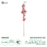 GloboStar® Artificial Garden BOUGANVILLEA BRANCH  20653 Τεχνητό Διακοσμητικό Κλαδί Βουκαμβίλιας Y79cm