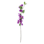 GloboStar® Artificial Garden BOUGAUVILLEA BRANCH 20654 Τεχνητό Διακοσμητικό Κλαδί Μπουκανβίλιας Μωβ Y80cm - Image 2