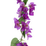 GloboStar® Artificial Garden BOUGAUVILLEA BRANCH 20654 Τεχνητό Διακοσμητικό Κλαδί Μπουκανβίλιας Μωβ Y80cm - Image 3