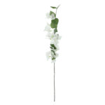 GloboStar® Artificial Garden BOUGAUVILLEA BRANCH 20657 Τεχνητό Διακοσμητικό Κλαδί Μπουκανβίλιας Λευκή Y80cm - Image 2