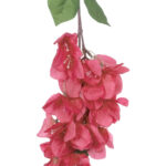 GloboStar® Artificial Garden BOUGAUVILLEA BRANCH 20658 Τεχνητό Διακοσμητικό Κλαδί Μπουκανβίλιας Φουξ Y80cm - Image 3