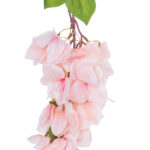 GloboStar® Artificial Garden BOUGAUVILLEA BRANCH 20660 Τεχνητό Διακοσμητικό Κλαδί Μπουκανβίλιας Ροζ - Πορτοκαλί Y80cm - Image 3