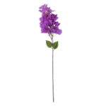 GloboStar® Artificial Garden BOUGAUVILLEA BRANCH 20661 Τεχνητό Διακοσμητικό Κλαδί Μπουκανβίλιας Μωβ Y80cm - Image 2