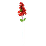 GloboStar® Artificial Garden BOUGAUVILLEA BRANCH 20662 Τεχνητό Διακοσμητικό Κλαδί Μπουκανβίλιας Κόκκινο Κεραμιδί Y80cm - Image 2