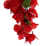 GloboStar® Artificial Garden BOUGAUVILLEA BRANCH 20662 Τεχνητό Διακοσμητικό Κλαδί Μπουκανβίλιας Κόκκινο Κεραμιδί Y80cm - Image 3