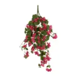GloboStar® Artificial Garden BOUGAINVILLEA BRANCH 20663 Τεχνητό Κρεμαστό Διακοσμητικό Κλαδί Μπουκαμβίλιας Φουξ Μ45 x Π12 x Υ90cm - Image 2