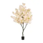 GloboStar® Artificial Garden SALMON CHERRY BLOSSOM TREE 20680 Τεχνητό Διακοσμητικό Δέντρο Απαλό Ροζ Άνθος Κερασιάς Υ200cm - Image 2