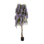 GloboStar® Artificial Garden WISTERIA PURPLE 20682 Τεχνητό Διακοσμητικό Δέντρο Μωβ Βιστερία Μ60 x Π60 x Υ180cm - Image 2