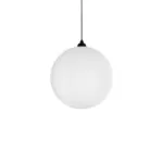GLOBOSTAR® GABIA 206-0002 Μοντέρνο Κρεμαστό Φωτιστικό Οροφής με Ντουί 1 x E27 AC 220-240V IP20 - Λευκό - Μ40 x Π40 x Υ42cm - Image 5