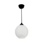 GLOBOSTAR® KEGEL 206-0004 Μοντέρνο Κρεμαστό Φωτιστικό Οροφής με Ντουί 1 x E27 AC 220-240V IP20 - Λευκό - Μ20 x Π20 x Υ20cm - Image 4