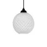 GLOBOSTAR® KEGEL 206-0004 Μοντέρνο Κρεμαστό Φωτιστικό Οροφής με Ντουί 1 x E27 AC 220-240V IP20 - Λευκό - Μ20 x Π20 x Υ20cm - Image 5