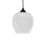 GLOBOSTAR® KEGEL 206-0005 Μοντέρνο Κρεμαστό Φωτιστικό Οροφής με Ντουί 1 x E27 AC 220-240V IP20 - Λευκό - Μ19 x Π19 x Υ19cm - Image 5