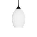 GLOBOSTAR® GURIA 206-0008 Μοντέρνο Κρεμαστό Φωτιστικό Οροφής με Ντουί 1 x E27 AC 220-240V IP20 - Λευκό - Μ19 x Π19 x Υ26cm - Image 5
