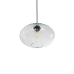 GLOBOSTAR® PERA 206-0009 Μοντέρνο Κρεμαστό Φωτιστικό Οροφής με Ντουί 1 x E27 AC 220-240V IP20 - Διάφανο - Μ30 x Π30 x Υ22cm - Image 6