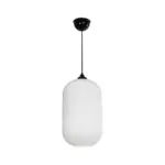 GLOBOSTAR® MELONI 206-0019 Μοντέρνο Κρεμαστό Φωτιστικό Οροφής με Ντουί 1 x E27 AC 220-240V IP20 - Λευκό - Μ20 x Π20 x Υ38cm - Image 4