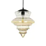 GLOBOSTAR® CORTE 206-0029 Μοντέρνο Κρεμαστό Φωτιστικό Οροφής με Ντουί 1 x E27 AC 220-240V IP20 - Mελί - Μ25 x Π25 x Υ30cm - Image 5