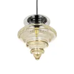 GLOBOSTAR® CORTE 206-0029 Μοντέρνο Κρεμαστό Φωτιστικό Οροφής με Ντουί 1 x E27 AC 220-240V IP20 - Mελί - Μ25 x Π25 x Υ30cm - Image 6