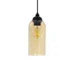 GLOBOSTAR® TUBE 206-0031 Μοντέρνο Κρεμαστό Φωτιστικό Οροφής με Ντουί 1 x E27 AC 220-240V IP20 - Mελί - Μ10 x Π10 x Υ24cm - Image 5