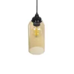 GLOBOSTAR® TUBE 206-0031 Μοντέρνο Κρεμαστό Φωτιστικό Οροφής με Ντουί 1 x E27 AC 220-240V IP20 - Mελί - Μ10 x Π10 x Υ24cm - Image 6