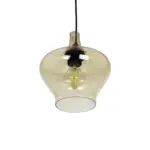 GLOBOSTAR® OVOCE 206-0033 Μοντέρνο Κρεμαστό Φωτιστικό Οροφής με Ντουί 1 x E27 AC 220-240V IP20 - Mελί - Μ20 x Π20 x Υ22cm - Image 6