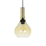 GLOBOSTAR® ΤΟΝΕ 206-0035 Μοντέρνο Κρεμαστό Φωτιστικό Οροφής με Ντουί 1 x E27 AC 220-240V IP20 - Mελί - Μ20 x Π20 x Υ36cm - Image 5