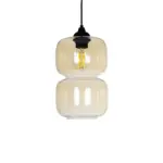 GLOBOSTAR® PIAGE 206-0037 Μοντέρνο Κρεμαστό Φωτιστικό Οροφής με Ντουί 1 x E27 AC 220-240V IP20 - Mελί - Μ17 x Π17 x Υ25cm - Image 5