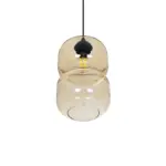 GLOBOSTAR® PIAGE 206-0037 Μοντέρνο Κρεμαστό Φωτιστικό Οροφής με Ντουί 1 x E27 AC 220-240V IP20 - Mελί - Μ17 x Π17 x Υ25cm - Image 6