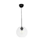 GLOBOSTAR® BALU 206-0038 Μοντέρνο Κρεμαστό Φωτιστικό Οροφής με Ντουί 1 x E27 AC 220-240V IP20 - Διάφανο - Μ20 x Π20 x Υ18cm - Image 4