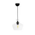 GLOBOSTAR® BALU 206-0039 Μοντέρνο Κρεμαστό Φωτιστικό Οροφής με Ντουί 1 x E27 AC 220-240V IP20 - Διάφανο - Μ22 x Π22 x Υ22cm - Image 4
