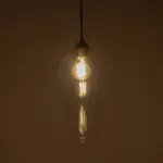 GLOBOSTAR® BALU 206-0041 Μοντέρνο Κρεμαστό Φωτιστικό Οροφής με Ντουί 1 x E27 AC 220-240V IP20 - Διάφανο - Μ15 x Π15 x Υ40cm - Image 3
