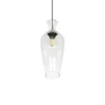 GLOBOSTAR® BALU 206-0041 Μοντέρνο Κρεμαστό Φωτιστικό Οροφής με Ντουί 1 x E27 AC 220-240V IP20 - Διάφανο - Μ15 x Π15 x Υ40cm - Image 6