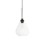 GLOBOSTAR® BALU 206-0043 Μοντέρνο Κρεμαστό Φωτιστικό Οροφής με Ντουί 1 x E27 AC 220-240V IP20 - Διάφανο - Μ20 x Π20 x Υ42cm - Image 5
