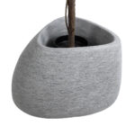 GloboStar® Artificial Garden OXFORD 20794 Επιδαπέδιο Πολυεστερικό Τσιμεντένιο Κασπώ Γλάστρα - Flower Pot Γκρι Μ60 x Π55 x Υ43cm - Image 4