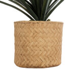 GloboStar® Artificial Garden MEDRANO 20799 ΣΕΤ 2 Διακοσμητικά Πολυεστερικά Τσιμεντένιά Κασπώ Γλάστρες - Flower Pots Μπεζ A:Φ25 x Υ23cm B:Φ25 x Υ23cm - Image 5
