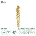 GloboStar® Artificial Garden HANGING EUCALYPTUS 20808 Τεχνητό Διακοσμητικό Κρεμαστό Φυτό Ευκάλυπτος Μ16 x Π9 x Υ105cm
