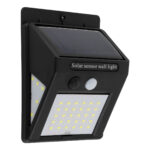 GLOBOSTAR® VELION 71501 Προβολέας με Ανιχνευτή PIR / Αισθητήρα Κίνησης LED 8W 400lm 180° DC 5V με Φωτοβολταϊκό Panel 5V 0.3W & Επαναφορτιζόμενη Μπαταρία Li-ion 3.2V 1200mAh Αδιάβροχο IP65 Ψυχρό Λευκό 6000K - Sanan SMD Chip - Μαύρο - Μ9.6 x Π4.8 x Υ12.4cm - 2 Χρόνια Εγγύηση - Image 2