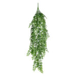 GloboStar® Artificial Garden HANGING FERN BRANCH  20829 Τεχνητό Διακοσμητικό Κρεμαστό κλαδί Φτέρης Μ30 x Π10 x Υ85cm - Image 2