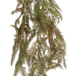GloboStar® Artificial Garden HANGING FERN BRANCH  20832 Τεχνητό Διακοσμητικό Κρεμαστό κλαδί Φτέρης Μ30 x Π8 x Υ87cm - Image 3