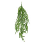 GloboStar® Artificial Garden HANGING FERN BRANCH  20833 Τεχνητό Διακοσμητικό Κρεμαστό κλαδί Φτέρης Μ30 x Π8 x Υ87cm - Image 2