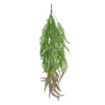 GloboStar® Artificial Garden HANGING FERN BRANCH 20834 Τεχνητό Διακοσμητικό Κρεμαστό κλαδί Φτέρης Μ30 x Π8 x Υ87cm - Image 2