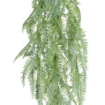 GloboStar® Artificial Garden HANGING FERN BRANCH  20835 Τεχνητό Διακοσμητικό Κρεμαστό κλαδί Φτέρης Μ30 x Π8 x Υ87cm - Image 3