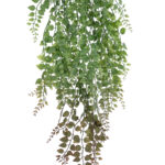 GloboStar® Artificial Garden HANGING ADIANTUM 20838 Τεχνητό Διακοσμητικό Κρεμαστό Κλαδί Αδίαντο Μ20 x Π6 x Υ90cm - Image 3