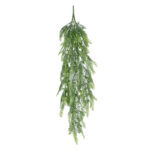GloboStar® Artificial Garden HANGING FERN 20841 Τεχνητό Διακοσμητικό Κρεμαστό Φυτό Φτέρη Μ25 x Π12 x Υ85cm - Image 2