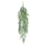 GloboStar® Artificial Garden HANGING FERN 20843 Τεχνητό Διακοσμητικό Κρεμαστό Φυτό Φτέρη Μ25 x Π12 x Υ85cm - Image 2